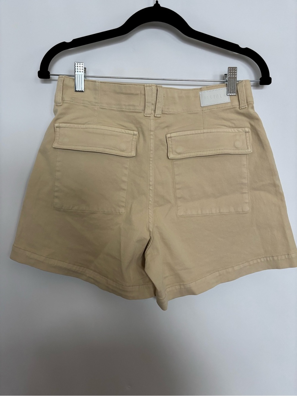 Pistola Marissa High Rise Utility Short Custard Yellow Size 26 - Picture 2 of 13